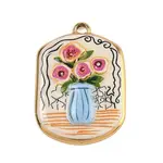 201 Stainless Steel Enamel Pendants