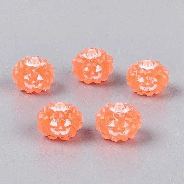 Halloween Transparent Acrylic & Resin Rhinestone Beads