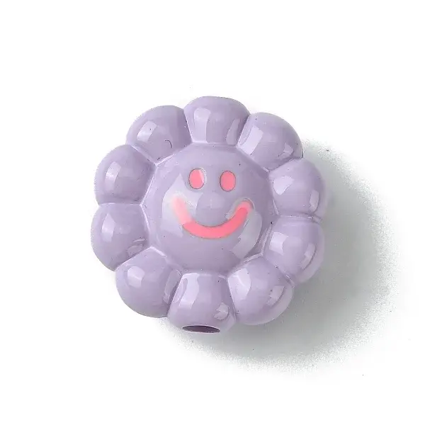 Dopamine Style Opaque Acrylic Beads