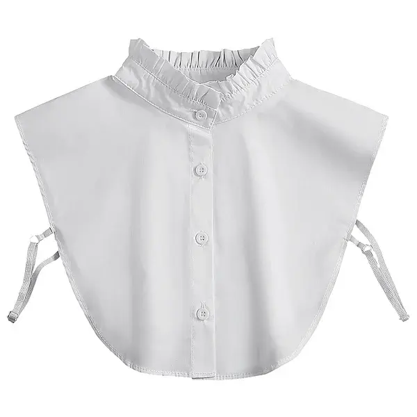Detachable Polyester Shirt Women False Collar