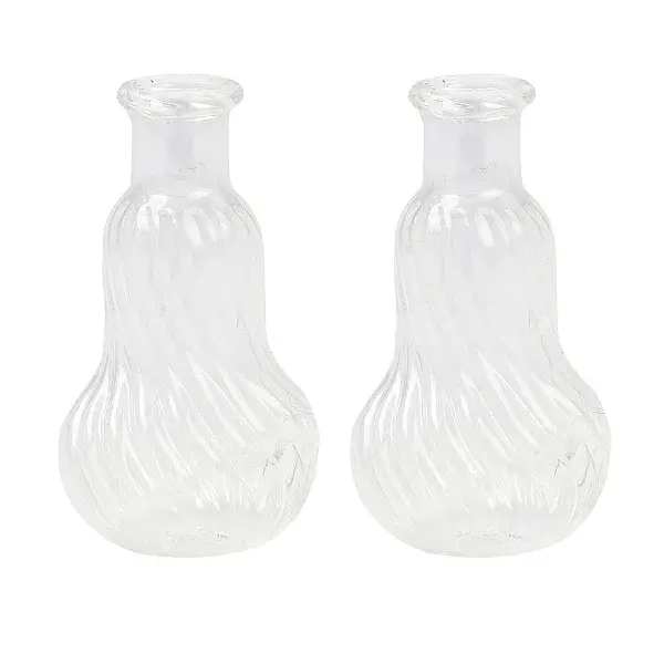 Transparent Glass Beads Containers