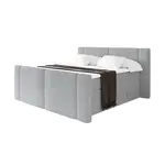 ALTDECOR POSTEL boxspring s matracemi H3/H4 - EVON KING Zanozek - 120x200 cm Šedá