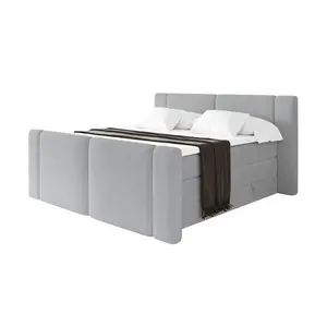 ALTDECOR POSTEL boxspring s matracemi H3/H4 - EVON KING Zanozek - 120x200 cm Šedá