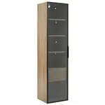 Urban Meuble VITRÍNA v dekoru dřeva 40/34,5/165 cm
