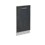 Vicco ČELNÍ PANEL MYČKY R-Line Černý beton 45 cm bez pracovní desky