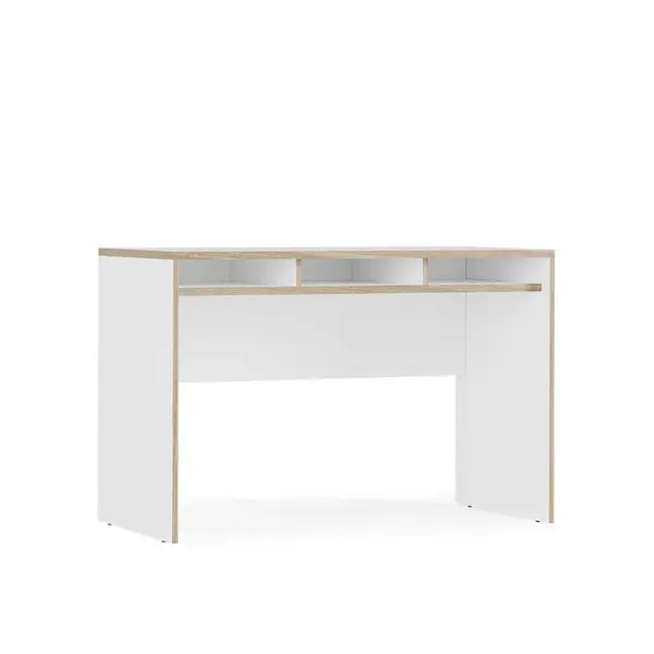 Vicco PSACÍ STŮL Tetrix Bílá 112 x 55 cm se 3 přihrádkami