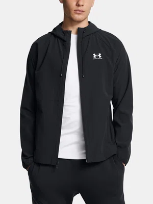 Pánská bunda Under Armour UA Stretch Wvn WindbreakerEU-BLK - Pánské