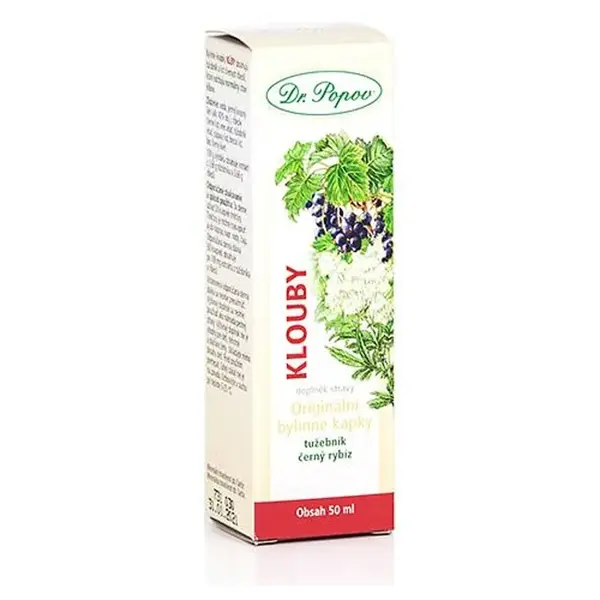 DR.POPOV Kapky bylinné klouby 50 ml