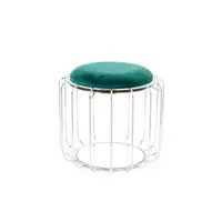 ODKLÁDACÍ STOLEK, tmavě zelená, barvy stříbra