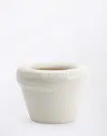 HOME STUDYO Planter PIERRE Bone Gloss