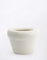 HOME STUDYO Planter PIERRE Bone Gloss
