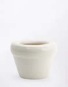 HOME STUDYO Planter PIERRE Bone Gloss