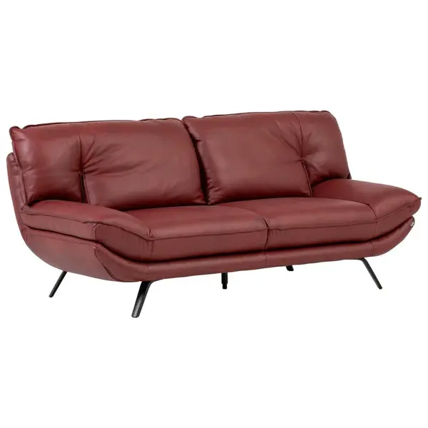 Celina Home 2,5SEDÁK, bordeaux, pravá kůže