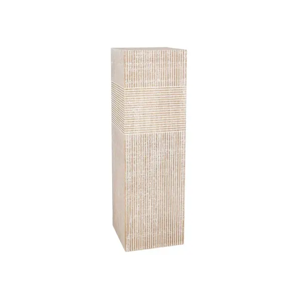 Ambia Home ODKLÁDACÍ STOLEK, jedle, přírodní barvy, bílá