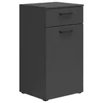 Carryhome KOMODA, barvy grafitu, 45/83/40 cm