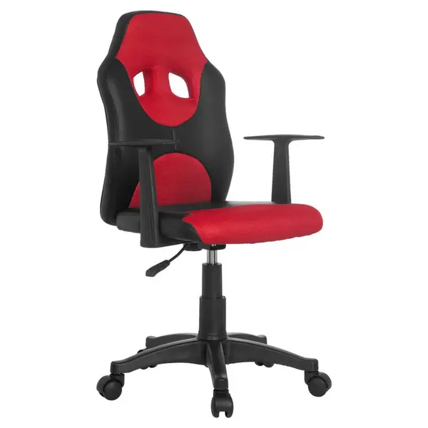 MID.YOU OTOČNÁ ŽIDLE PRO MLÁDEŽ, červená, černá