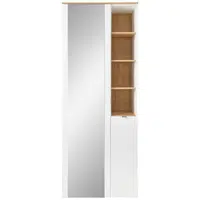 Xora SKŘÍŇ NA ODĚV, bílá, dub artisan, 78/202/38 cm