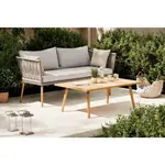 Ambia Garden ZAHRADNÍ SADA 2dílné, dřevo, kov, textil