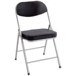 XXXL SKLÁDACÍ KŘESLO, černá, barvy hliníku
