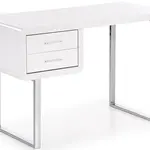 HALMAR Psací stůl B30, bílý/chrom