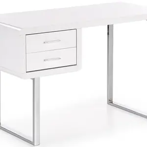 HALMAR Psací stůl B30, bílý/chrom