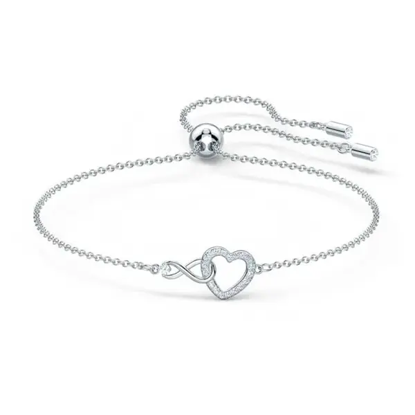 Swarovski Náramek se třpytivým přívěskem Infinity 5524421