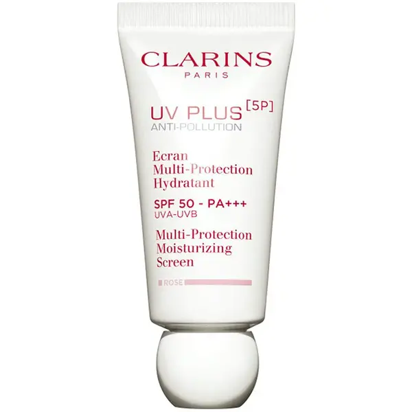 Clarins UV PLUS [5P] Anti-Pollution Rose hydratační fluid SPF 50 30 ml