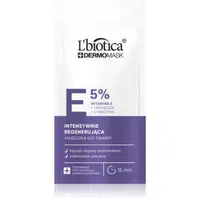 L’biotica DermoMask E 5% intenzivní regenerační maska na obličej 8 ml