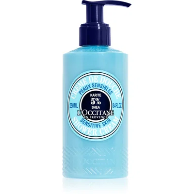 L’Occitane Shea krémový sprchový gel pro suchou a citlivou pokožku 250 ml
