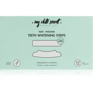 My White Secret Non - Peroxide Teeth Whitenings Strips bělicí pásky na zuby 7 ks