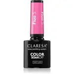 Claresa SoakOff UV/LED Color Fluo gelový lak na nehty odstín 5 5 g