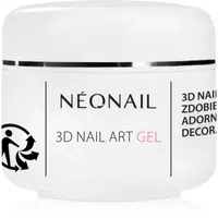 NEONAIL Nail Art 3D Gel modelační gel na nehty odstín Clear 5 g