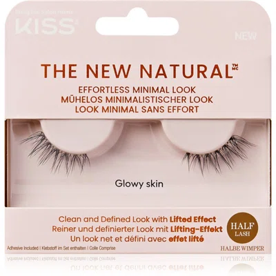 KISS The New Natural Effortless Minimal Look umělé řasy Glowy Skin 2 ks