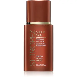 St.Tropez Sunlit Skin Bronzing Tint + Tan tónovaný samoopalovací krém na obličej 1 ks