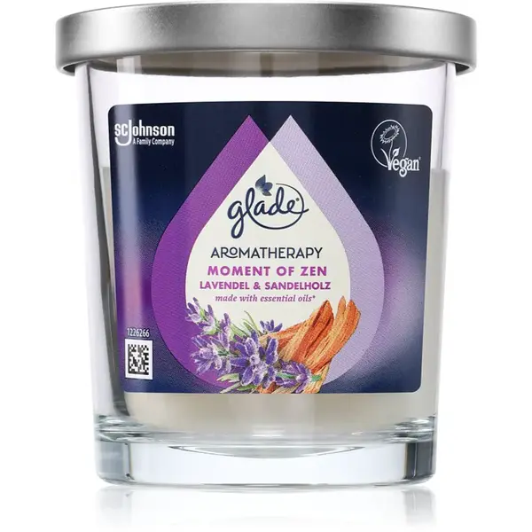 GLADE Aromatherapy Moment of Zen vonná svíčka 170 g