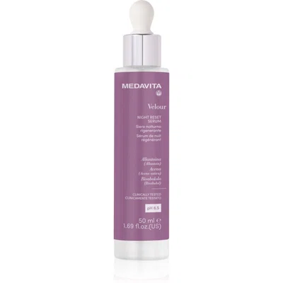 Medavita Velour Night Reset Serum obnovující sérum na tvář a vlasovou pokožku 50 ml