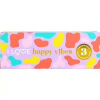 I Love Special Moments Happy Vibes koupelová bomba vůně Mango, Grapefruit, Peach 3x150 g
