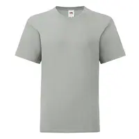 Grey children's t-shirt in combed cotton Fruit of the Loom