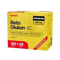 Walmark Beta Glukan 200mg PREMIUM limitovaná edice 100 + 20 tablet NAVÍC