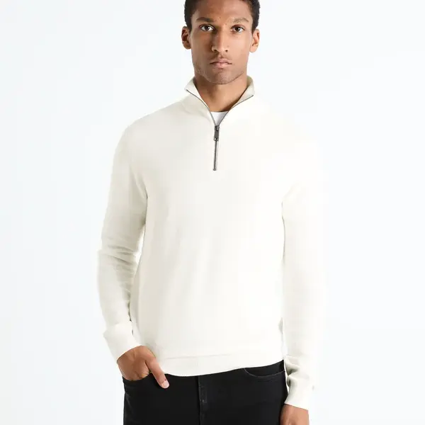 Celio Svetr Celim s límcem na zip - Pánské