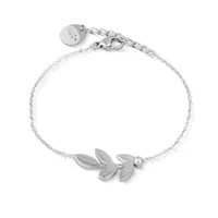 Náramek Little Leaf Silver