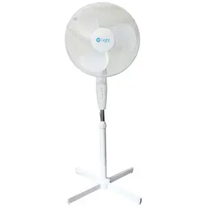 Ventilátor podlahový biely 16”
