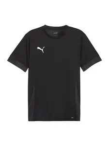 PUMA Funkčné tričko  čierna / biela