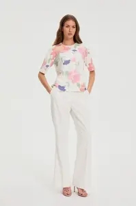 Dámske nohavice Marisse, off-white