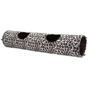 MAGIC CAT Tunel plyš, vzor leopard 120x24cm