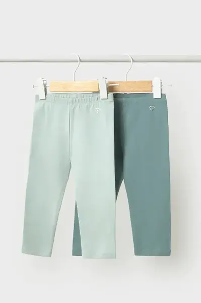 Mayoral  legíny dětské bavlněné s elastanem 2-pack