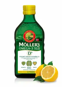 MOLLER´S Omega 3 RYBÍ OLEJ dospelí D+
