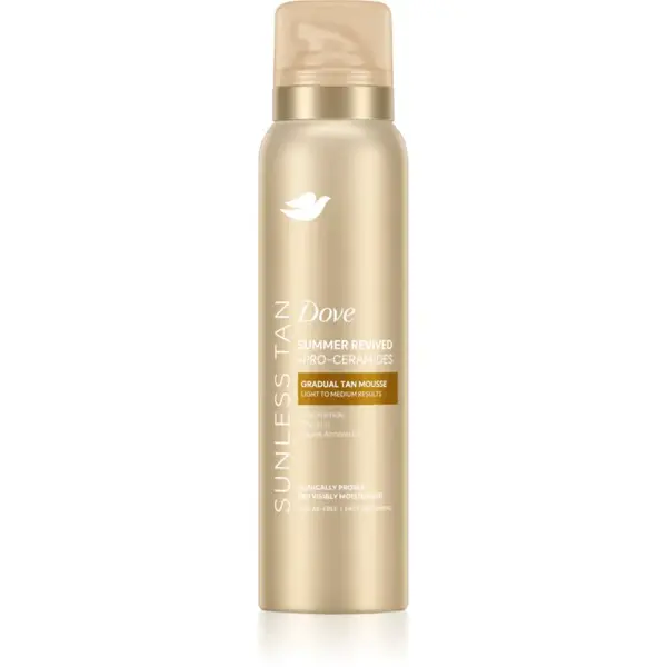 Dove Sunless Tan samoopalovací pěna odstín Light to Medium 150 ml
