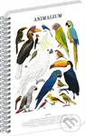 NOTIQUE Špirálový blok Animalium – Vtáky