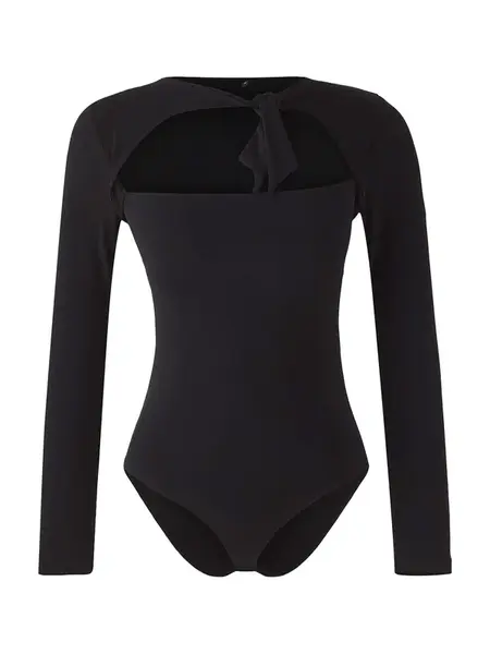 Trendyol Košeľové body  čierna